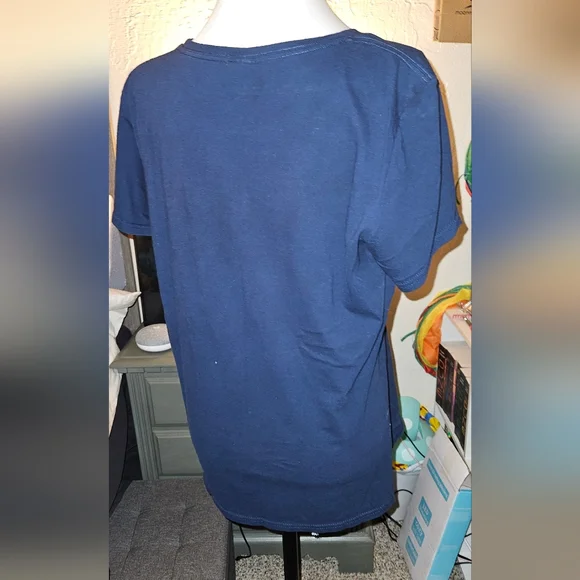 Fruit of the Loom Blue 'Made in the 80s' T-Shirt - Picture 2 of 3